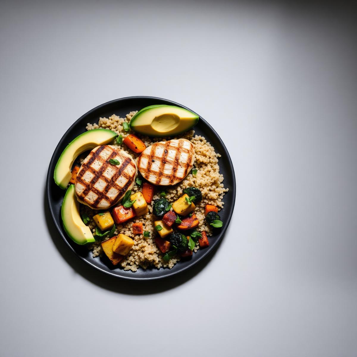 Meal being analyzed by GoutFit AI